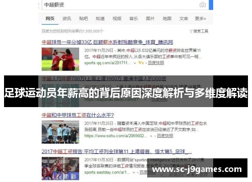 足球运动员年薪高的背后原因深度解析与多维度解读
